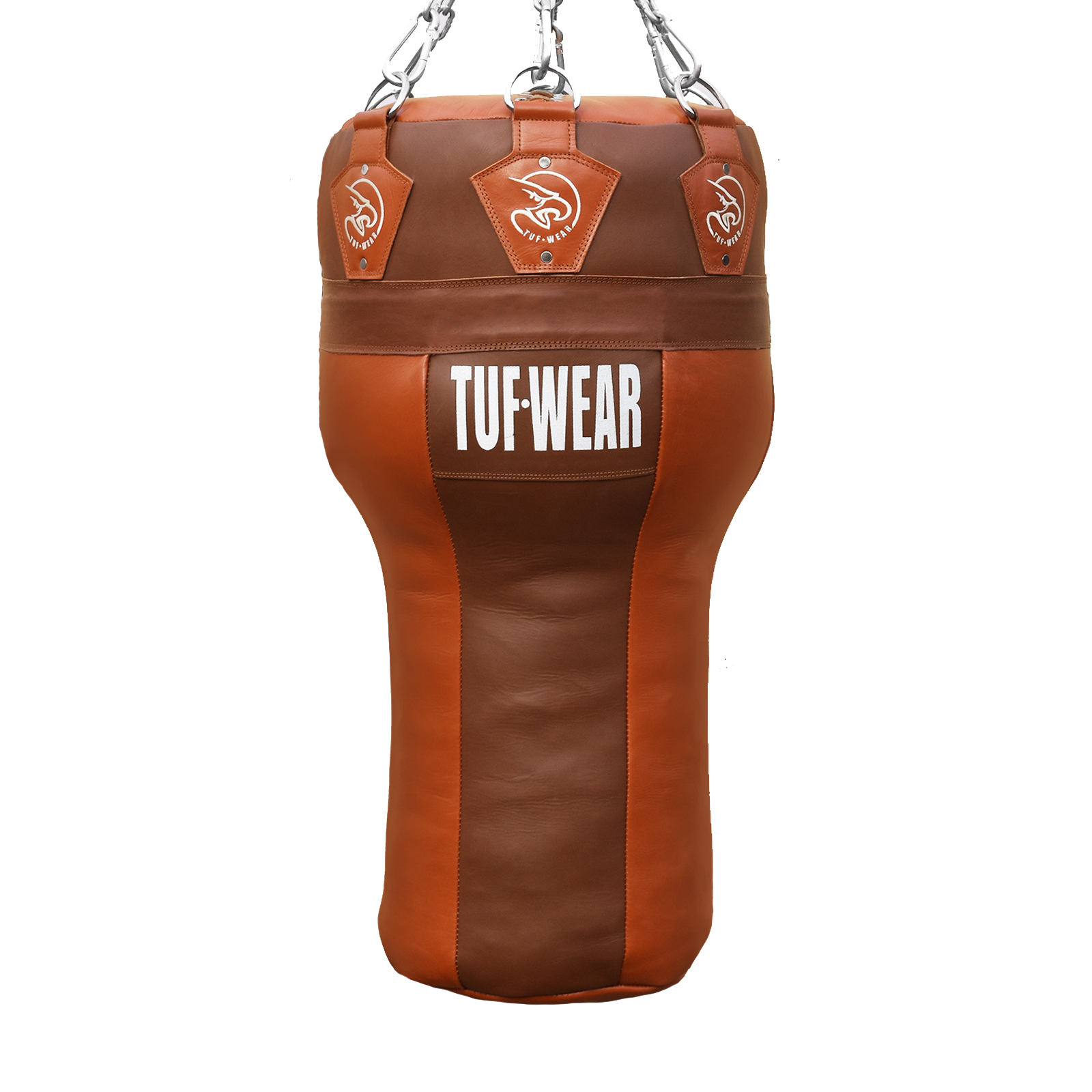 Tuf Wear Classic Brown Leather Angle Bag (Approx 34kg) - TW10421