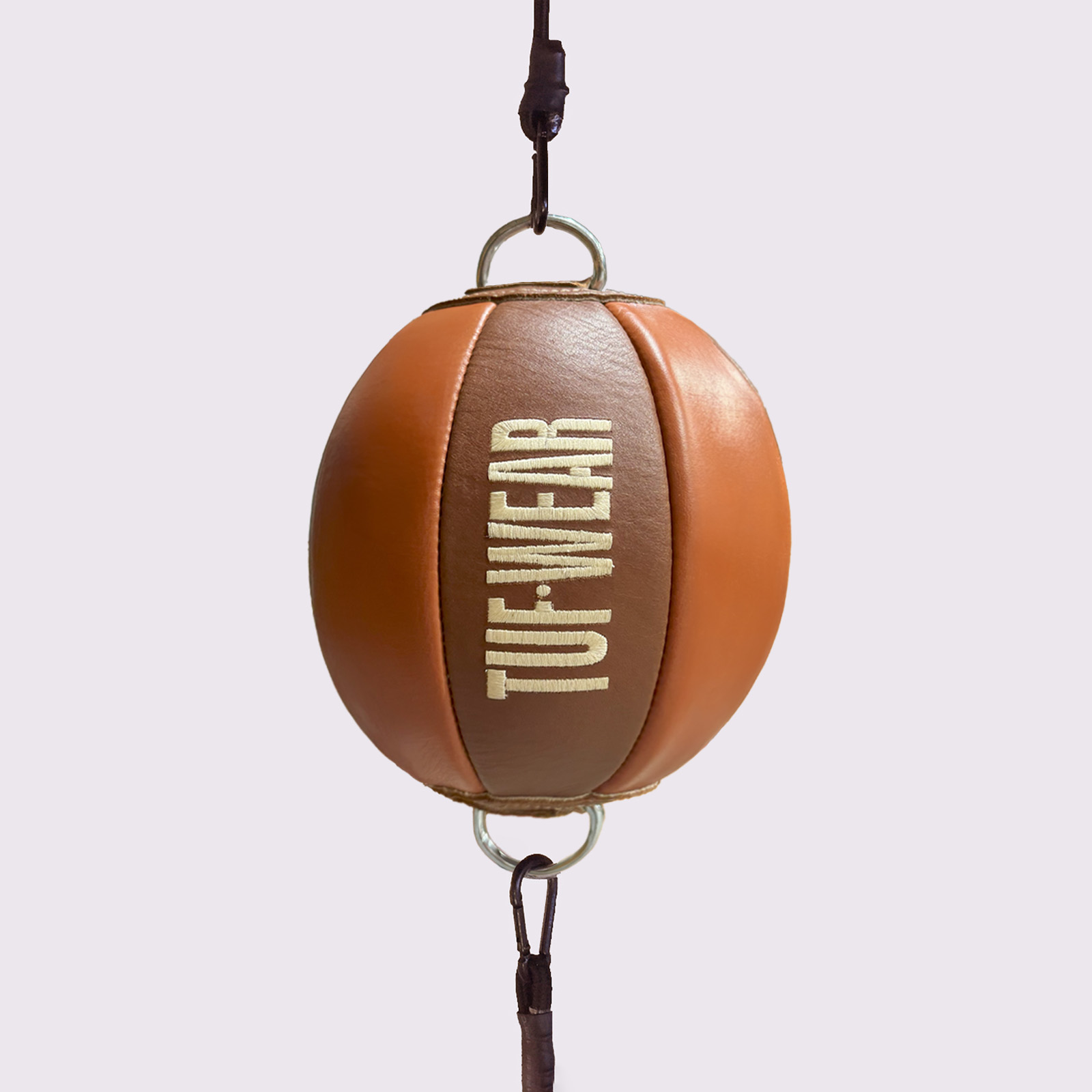Tuf Wear Classic Brown Leather Top to Bottom Ball (Floor to Ceiling Ball) - TW10629