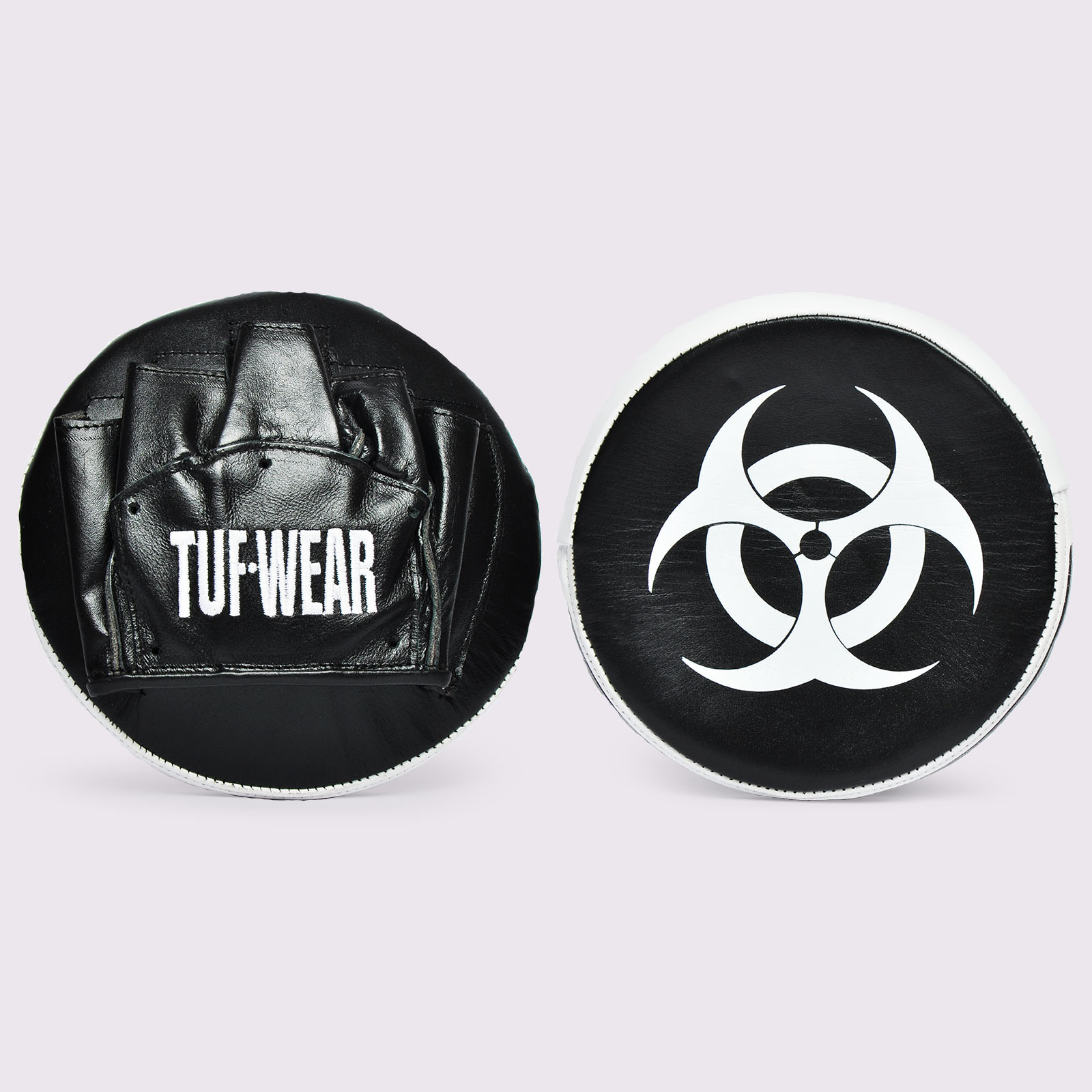 Tuf Wear Button Leather Hook and Jab Focus Pads - TW10934