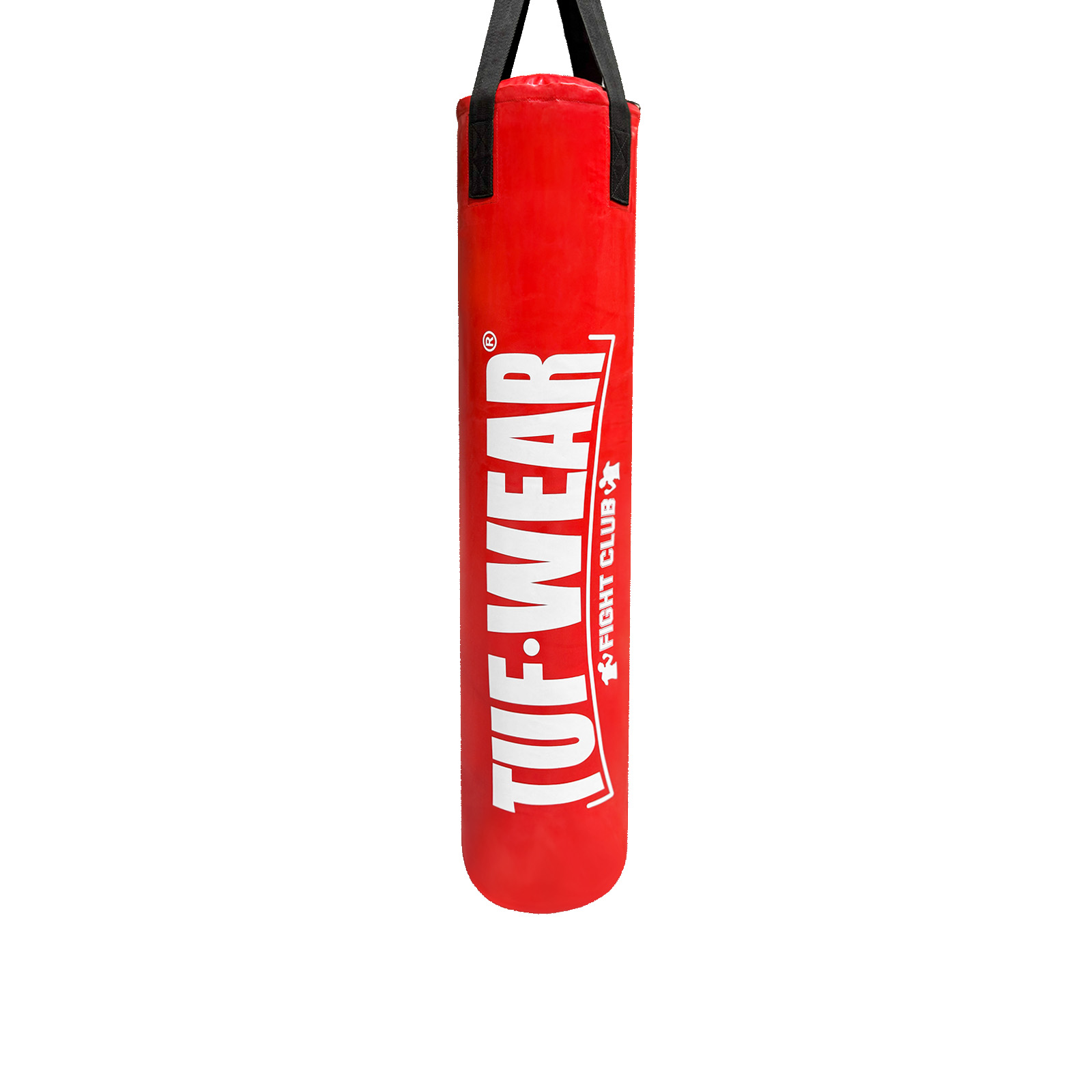 Tuf Wear Punch Bag Red Large Vertical Logo 4FT (122 CM) - TW15065-Red
