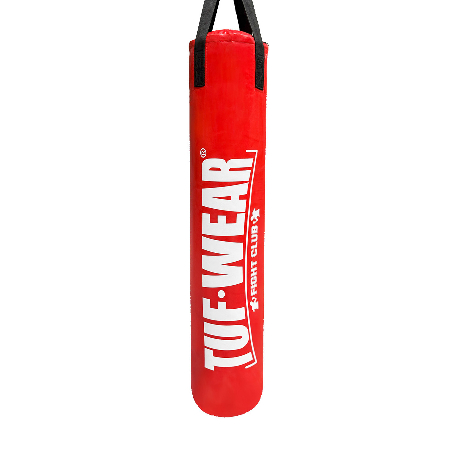 Tuf Wear Punch Bag Red Large Vertical Logo 5FT (153 CM) - TW15073-Red