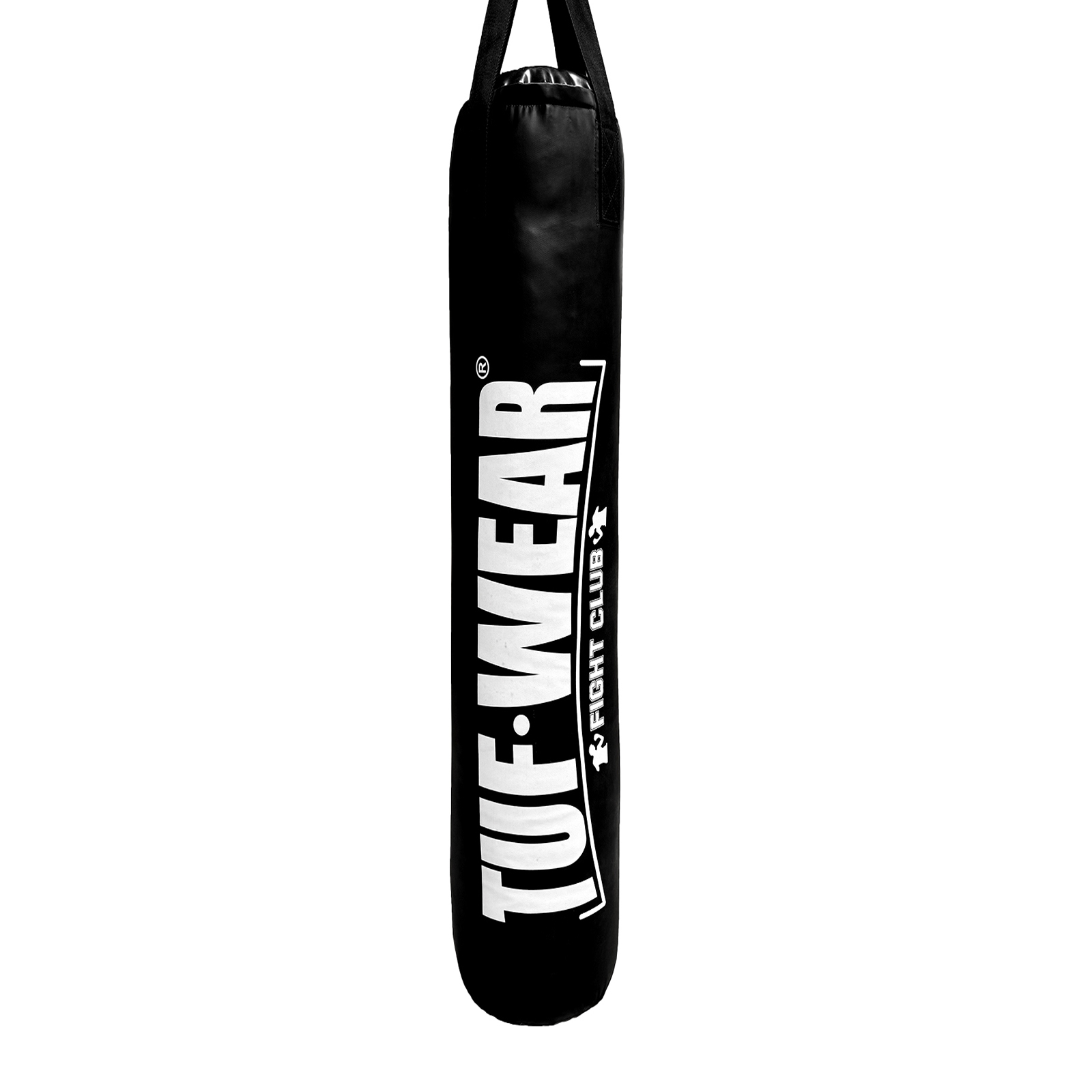 Tuf Wear Punch Bag Black Large Vertical Logo 6FT (183 CM) - TW15081-Black