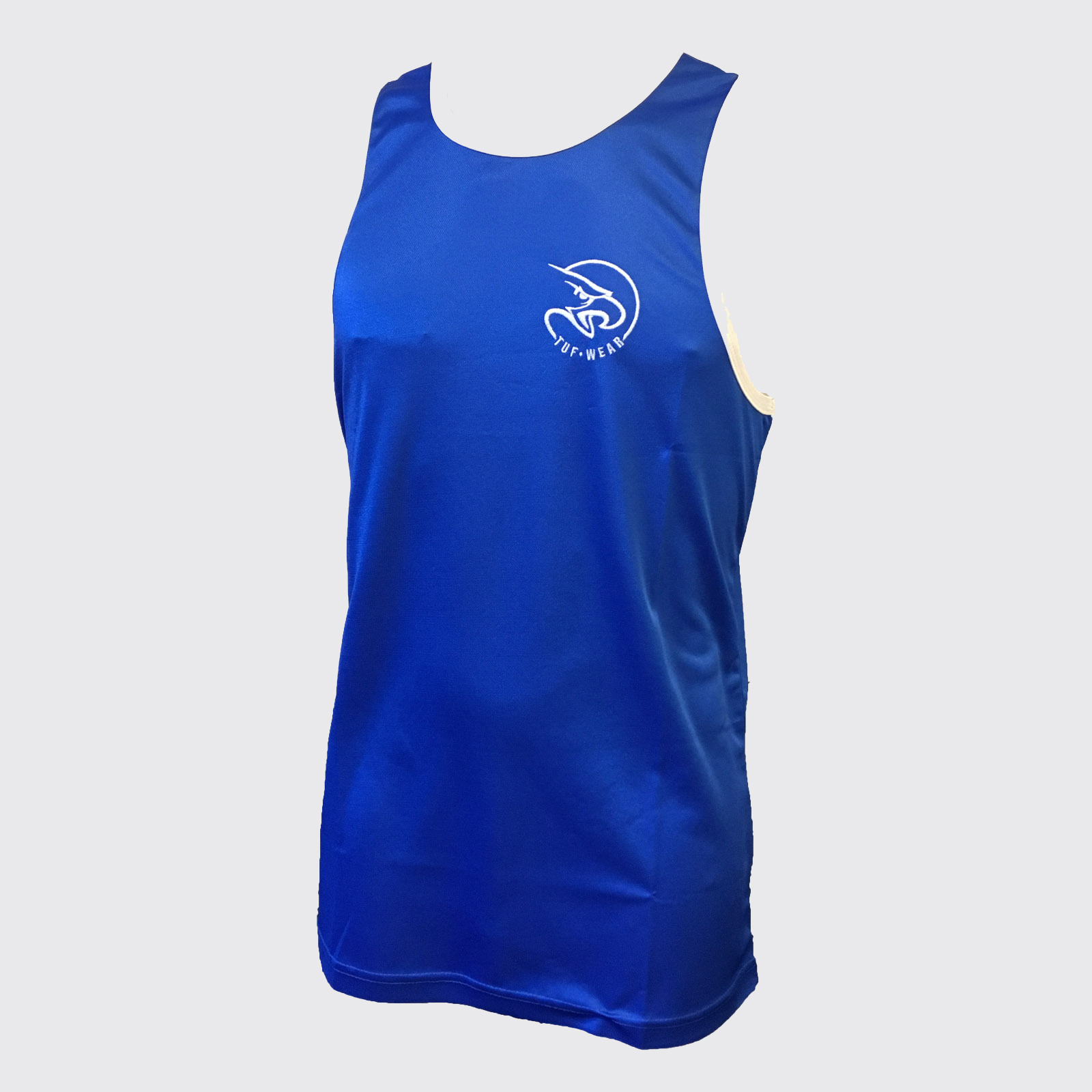 Tuf Wear Kids Junior Club Boxing Vests - TW15750-Blue