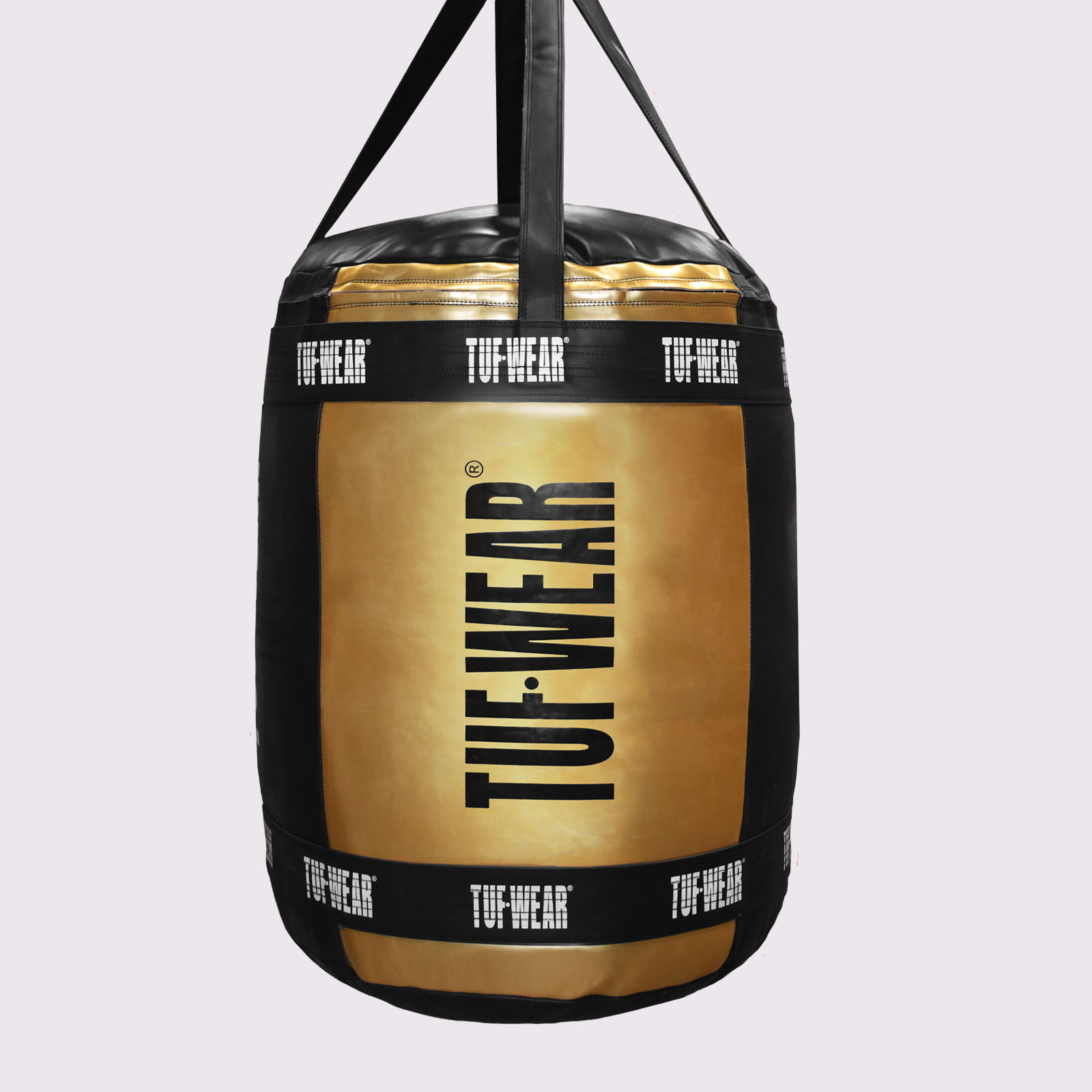 Tuf Wear Balboa Mammoth Punchbag (29inch Diameter) - TW27655-BLACK/GOLD