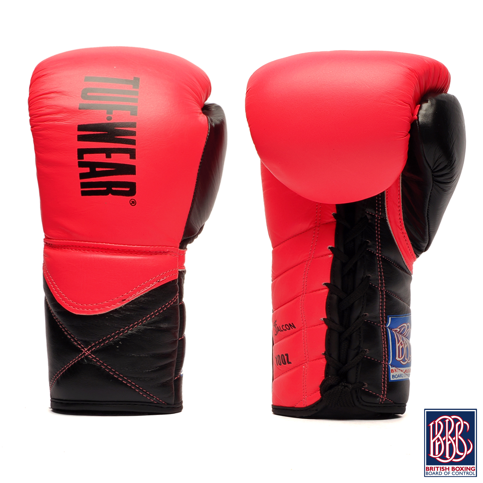 Tuf Wear Falcon Contest Glove BBBofC Approved  - TW28513-NEONPINKBLACK