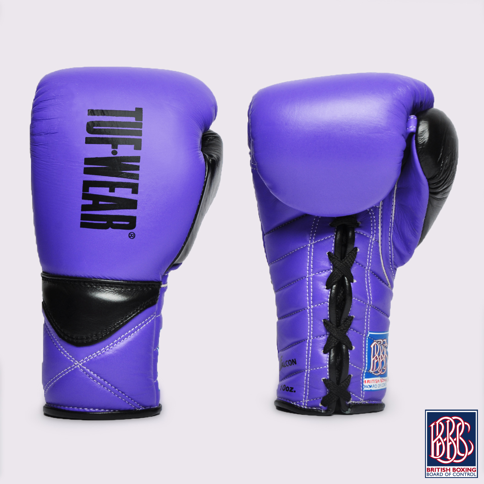 Tuf Wear Falcon Contest Glove BBBofC Approved - TW28513-PURPLE/BLACK
