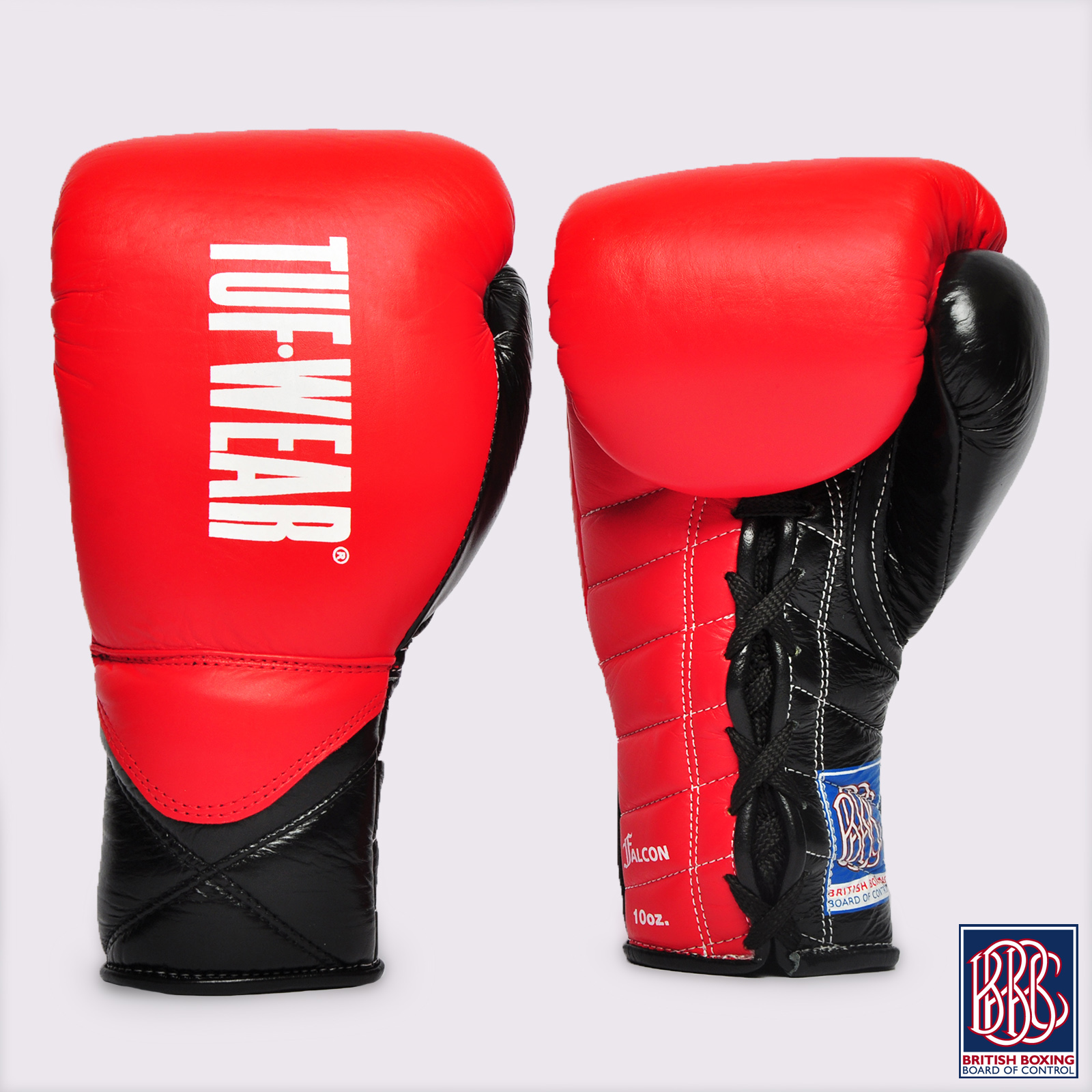Tuf Wear Falcon Contest Glove BBBofC Approved - TW28513-RED/BLACK