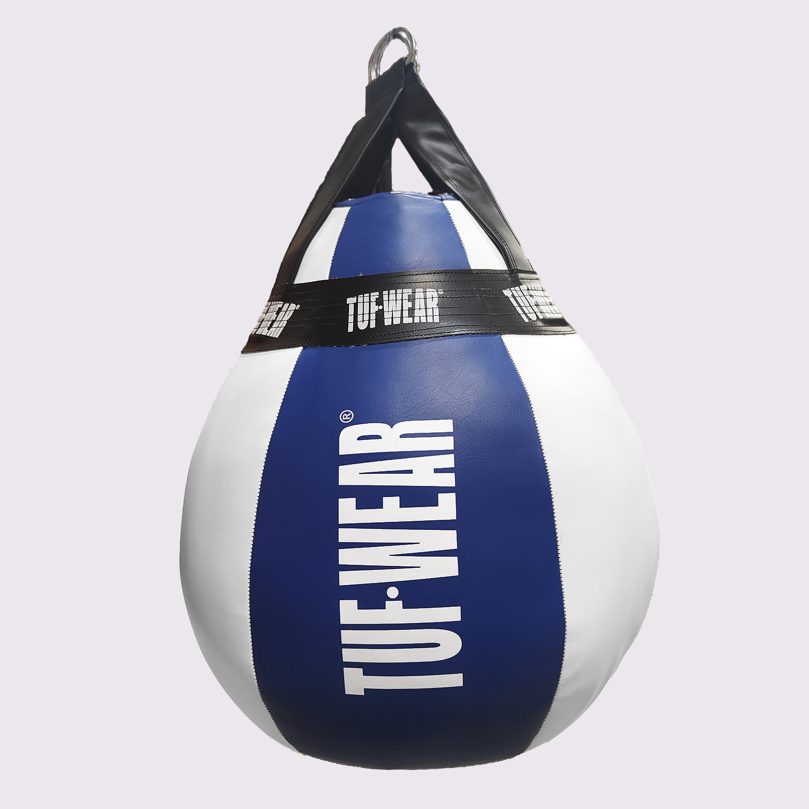Tuf Wear Balboa Wrecking Ball With Hanging Straps  - TW31263-BLUE/WHITE