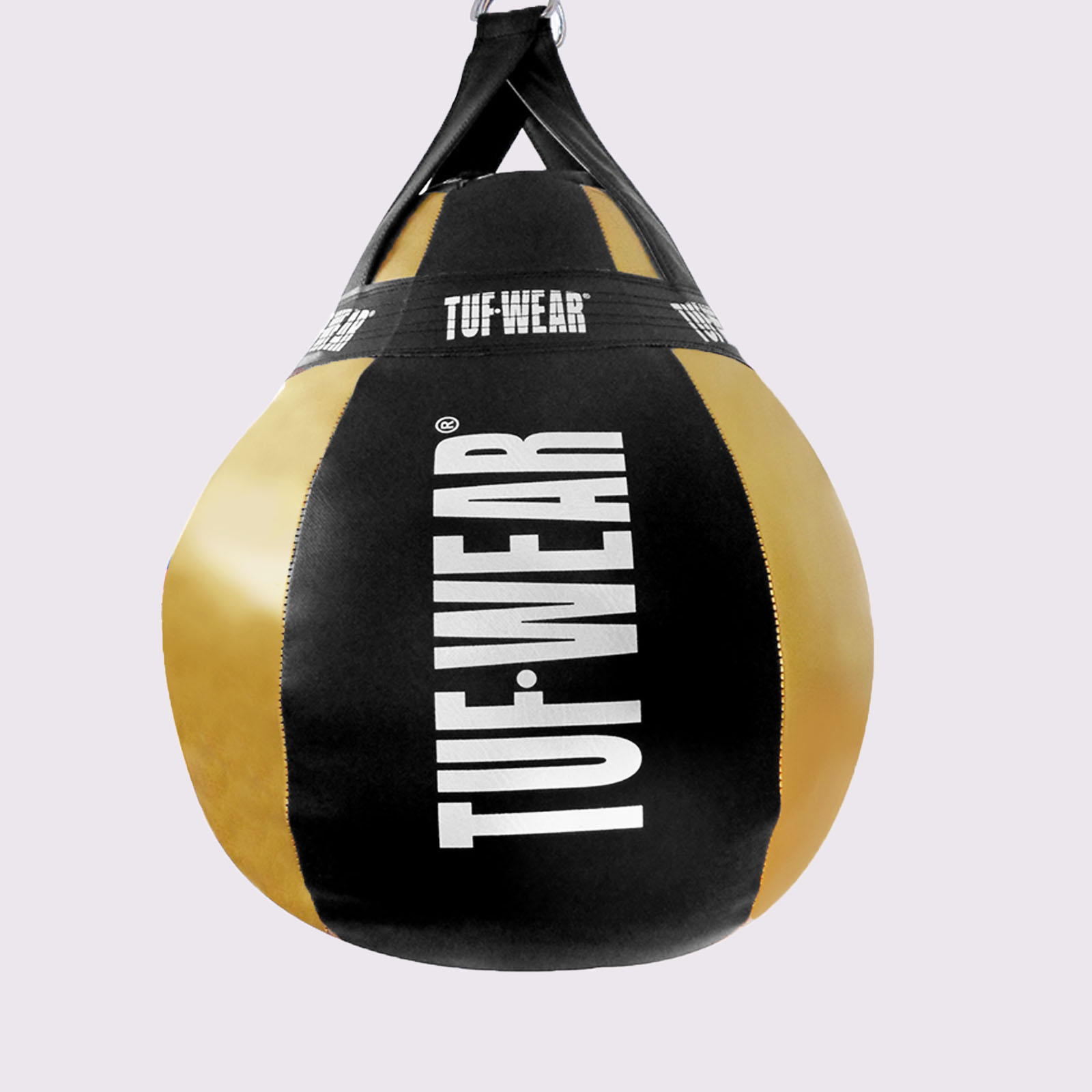 Tuf Wear Balboa Wrecking Ball With Hanging Straps - TW31263-BLACK/GOLD