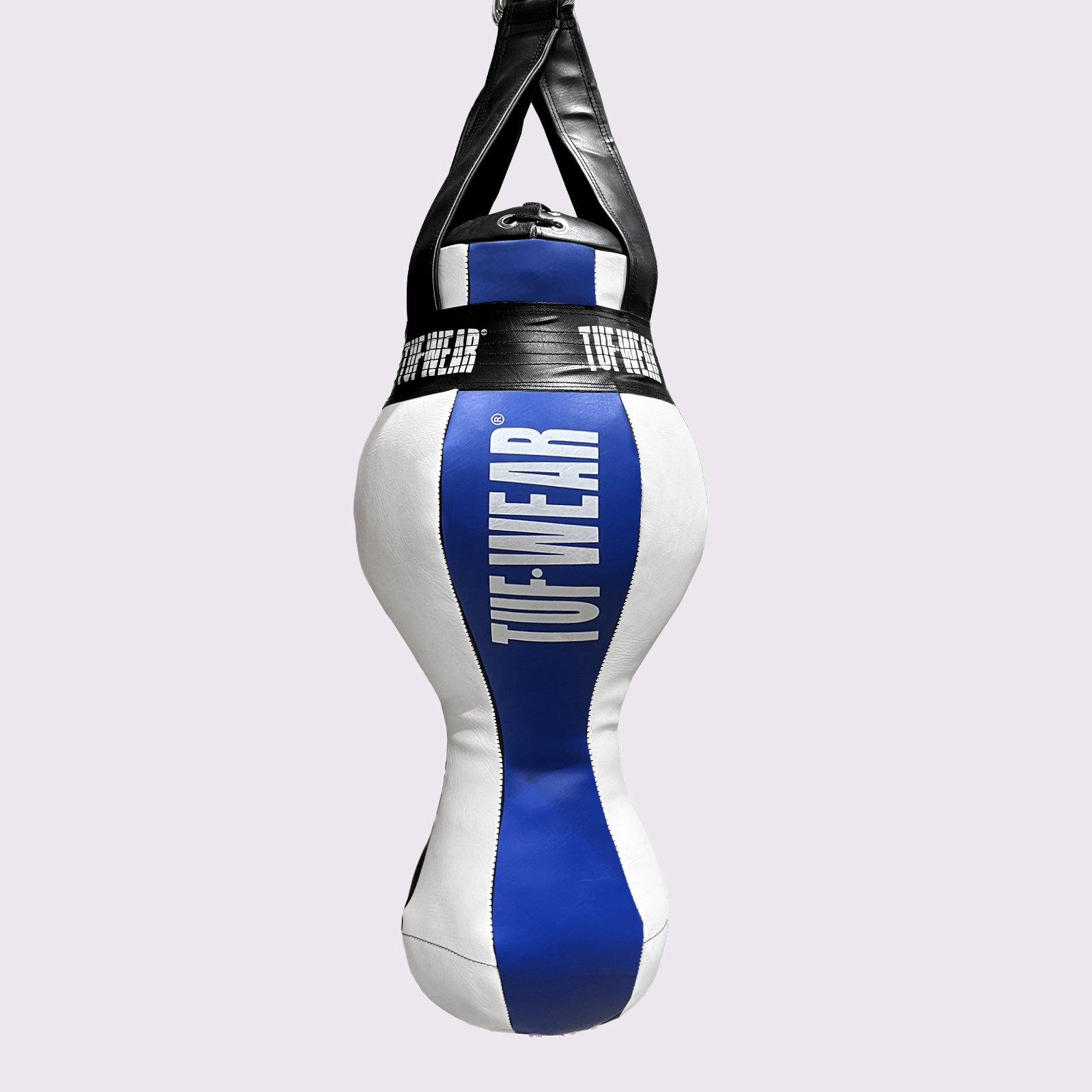 Tuf Wear Balboa Uppercut Spring Bag With Hanging Straps  - TW31264-BLUE/WHITE