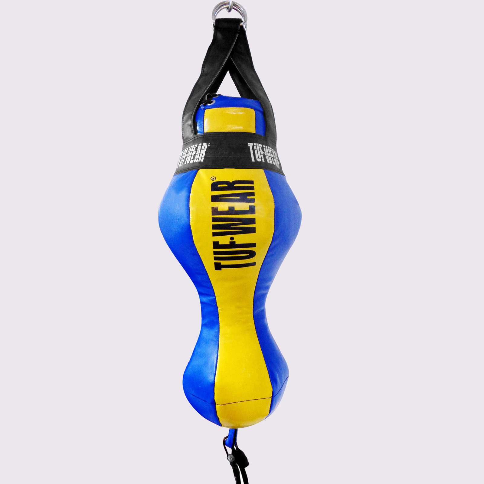 Tuf Wear Balboa Uppercut Spring Bag With Hanging Straps - TW31264-BLUE/YELLOW