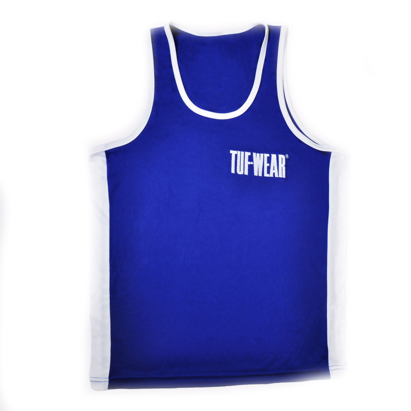 Tuf Wear Boxing Vest - TW32689-BLUE/WHITE