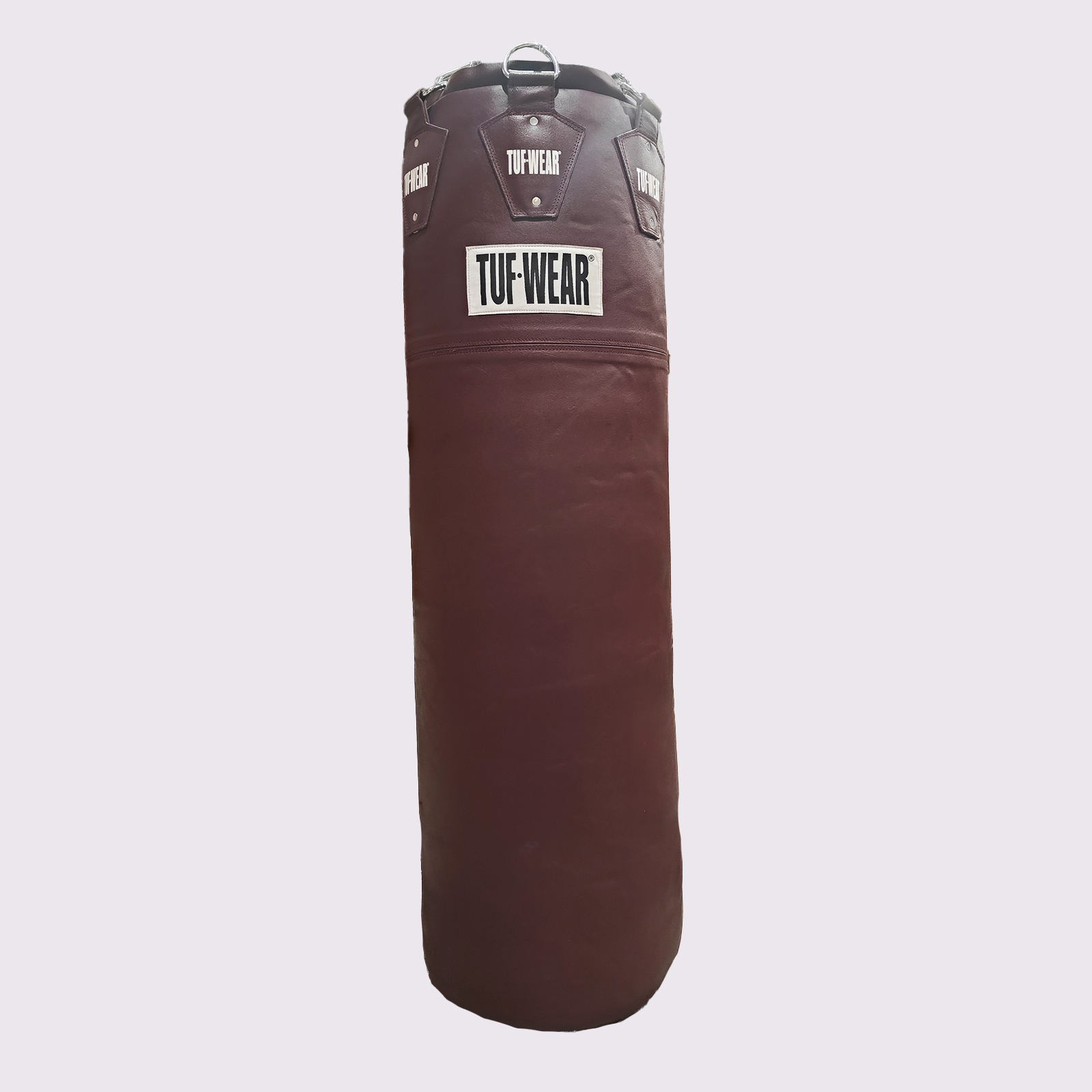 Tuf Wear Leather Gigantor Punchbag 65Kg Oxblood - TW36656-OXBLOOD