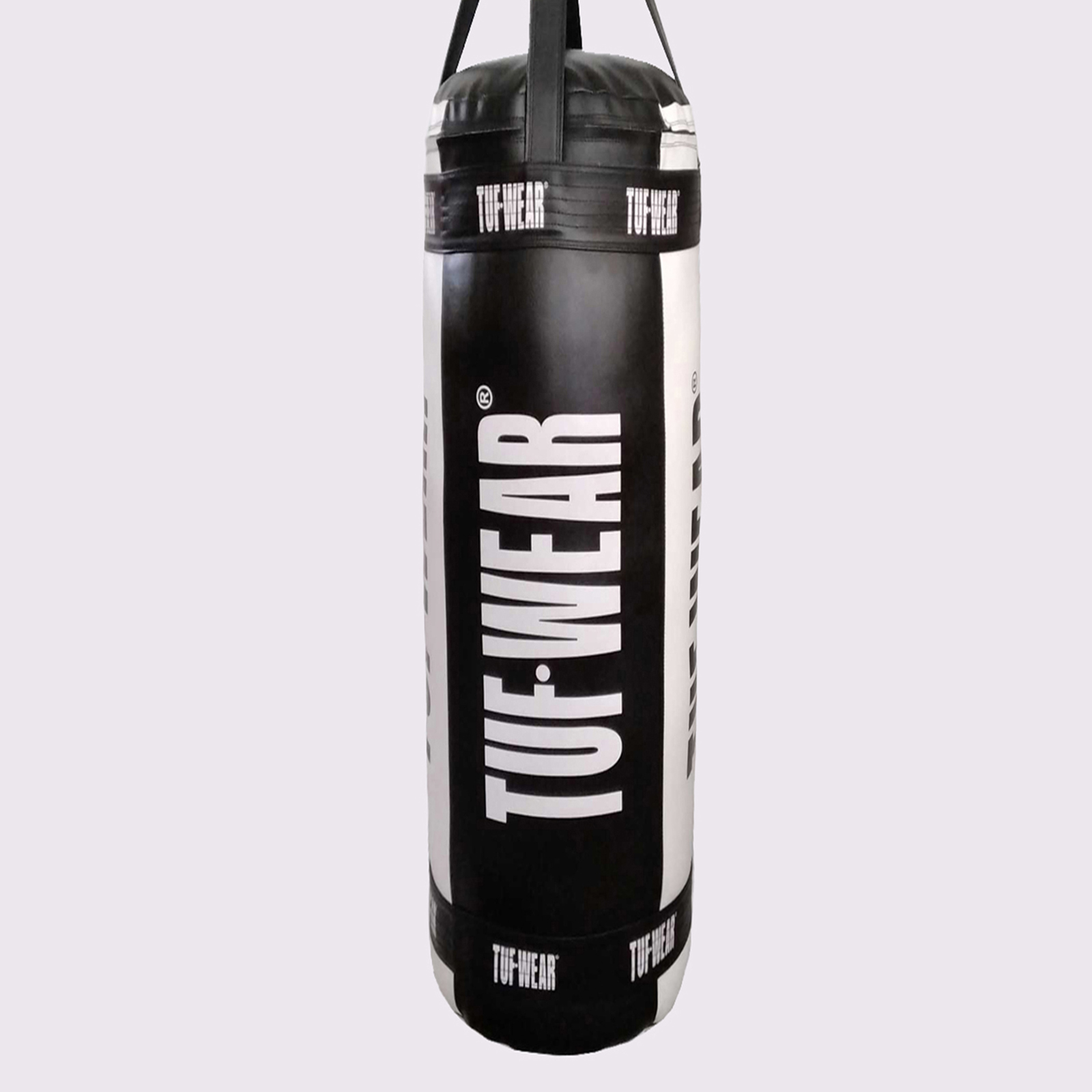 Tuf Wear Balboa 5FT Straight Punch Bag - TW36720-BLACKWHITE